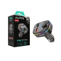 Auris C8 Fm Verici Transmitter 2 Usb + Type-C Giriş