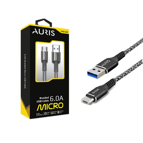 Auris CB21 USB Micro 6A Kumaş Kablo