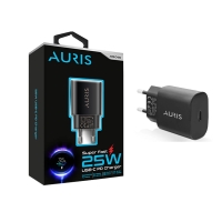 Auris CH25B Type-C Girişli Şarj Başlığı 25Watt