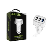 Auris CR05 30W 3xUSB Araç Şarj Aleti Çakmaklık