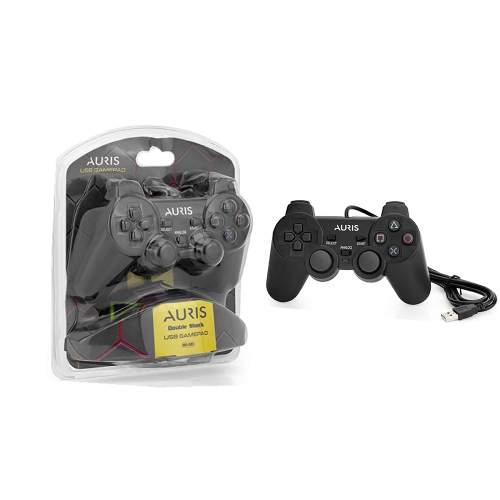 Auris JS01 Çift Joystick Titreşimli USB Girişli Bilgisayar Oyun Kolu