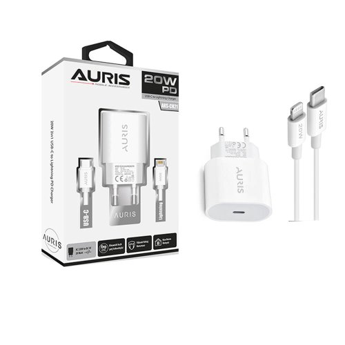 Auris CH21  20W  Lightning Şarj Seti 100cm