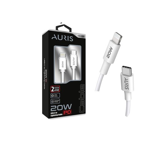 Auris CB45 20W Usb-C To Lightning Şarj ve Data Kablosu 200cm