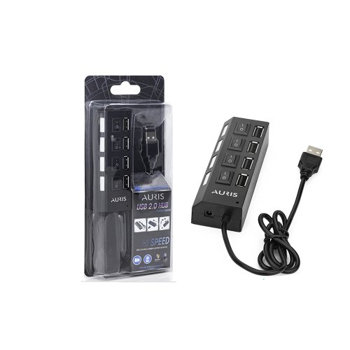 Auris HB01 4 USB Hub Anahtar